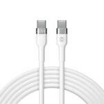 Câble de Charge Rapide Flexible - USB-C vers USB-C - 1m 60W - Blanc - Forever – Image 4