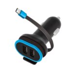 Chargeur auto 2xUSB 3A + Câble USB vers Type C - CC-02 - Forever – Image 2
