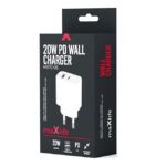 Adaptateur chargeur secteur ultra rapide 1xType C + 1xUSB - 20W - Maxlife