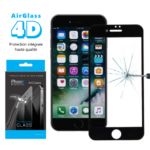 Apple iPhone 8 - Protection écran intégrale en verre trempé Noir - AirGlass 4D - Phonit