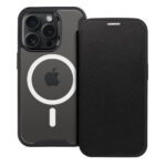 Apple iPhone 15 Pro Max - Etui Folio à Clapet Magsafe - Noir - AirBook - Phonit