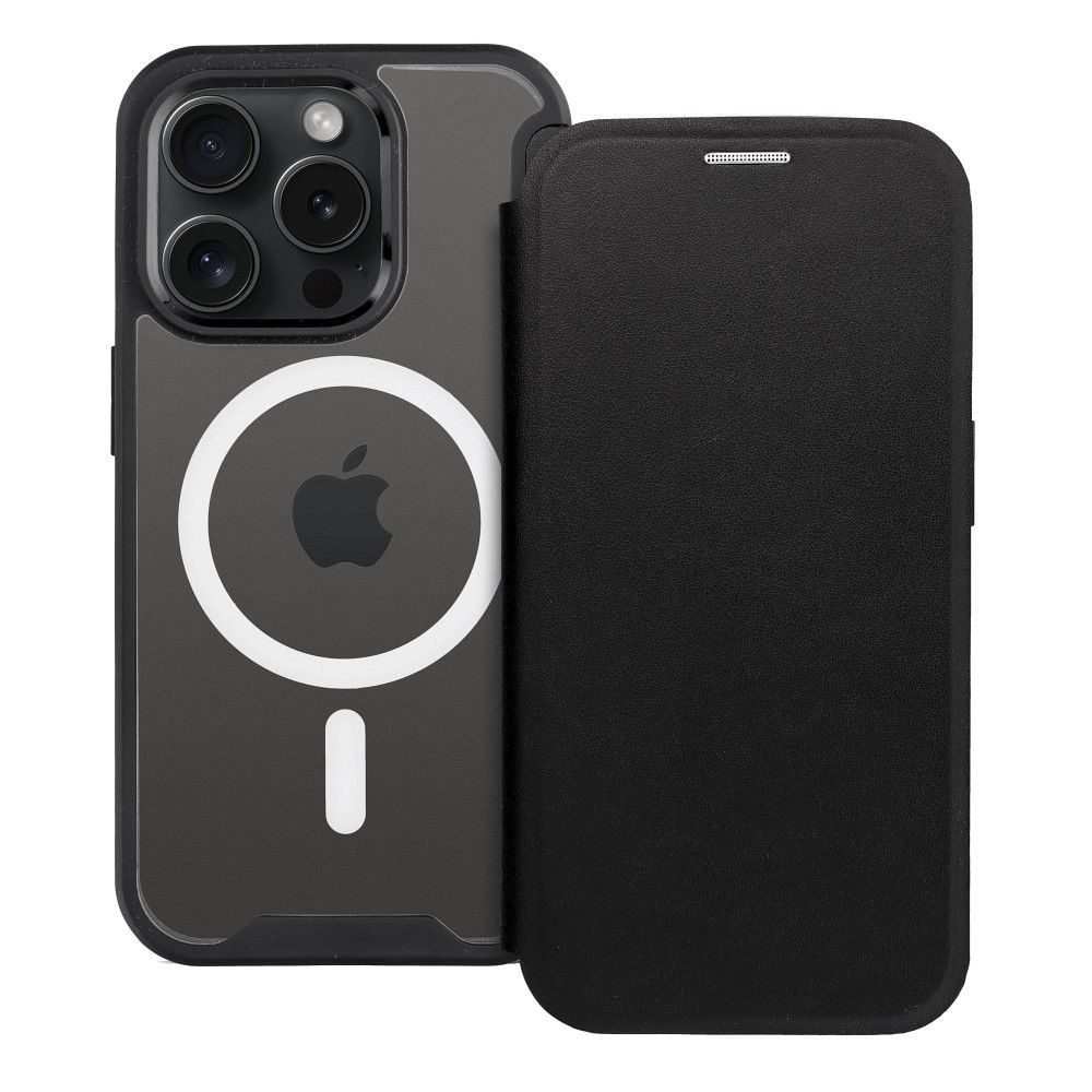 b5337e525fd347f64babbc791e1c89a3_2024419151412_large Apple iPhone 15 Pro Max - Etui Folio à Clapet Magsafe - Noir - AirBook - Phonit – Image 1