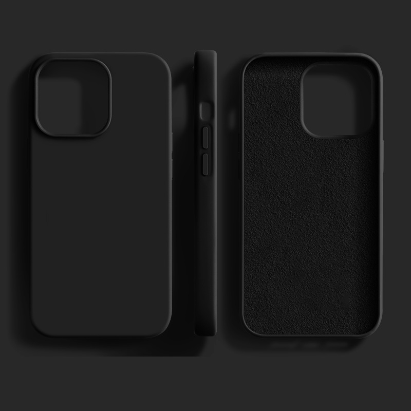 Apple iPhone 14 - Housse silicone souple - Noir - Phonit – Image 4