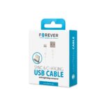 Câble de Charge et Synchro rapide - USB vers Lightning - Blanc - Forever