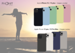 Apple iPhone 15 Plus - Housse silicone souple - AirColor - Bleu - Phonit – Image 2