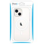 Apple iPhone 14 Plus - Housse silicone souple Magsafe - Transparente - Phonit