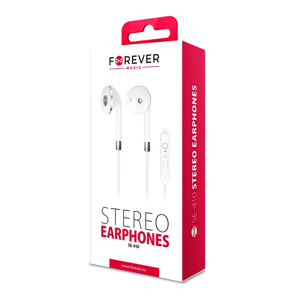 oreillettes-stereo-filaire-blanc-forever-1_2018112517320_large Oreillettes stéréo filaires avec micro - SE-410 - Blanc - Forever – Image 1