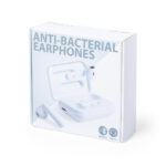 Ecouteurs Bluetooth Antibactériens - BT5.0 - Blanc - Phonit – Image 4
