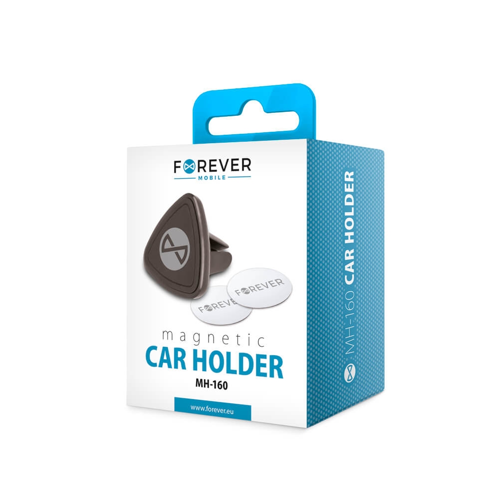 support-auto-magnetique-mh-360-forever-1_20181125183419_large Support auto magnétique avec fixation à la grille d'aération - MH-160 - Forever – Image 1