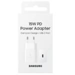 Samsung Chargeur Secteur USB-C 15W - Blanc - EP-T1510NWE - Packaging Original