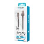 Câble de Charge et Synchro - USB vers Lightning - Tornado - 3A - Forever
