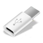 Adaptateur chargeur - Micro USB vers Micro USB type C - Blanc - Phonit