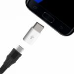 Adaptateur chargeur - Micro USB vers Micro USB type C - Blanc - Phonit – Image 3