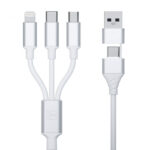 Câble 3 en 1 - USB+USB-C/Micro+USB-C+Lightning 1.5m - Hyper Cable 3in1 - 3mk – Image 3