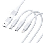 Câble 3 en 1 - USB+USB-C/Micro+USB-C+Lightning 1.5m - Hyper Cable 3in1 - 3mk – Image 4