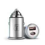 Chargeur voiture 1xUSB 1xUSB-C 45W - Hyper Car Charger - 3mk – Image 2