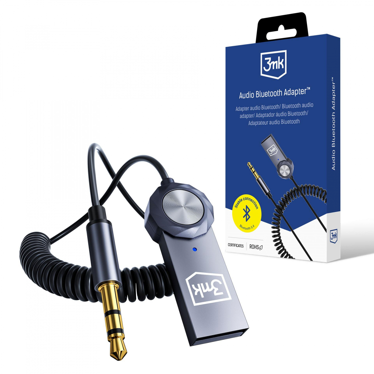 adaptateur-audio-bluetooth-3mk-1_2025418105720_large-1.jpg Adaptateur audio Bluetooth Jack 3,5 mm - 3mk – Image 1