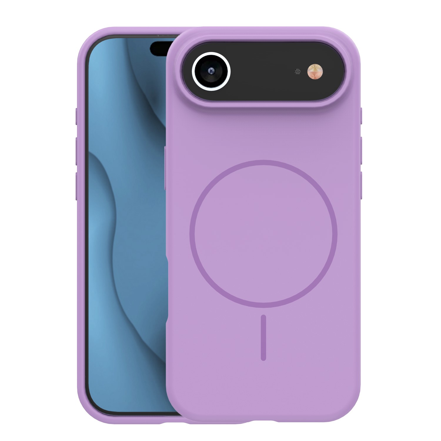 apple-iphone-17-air-coque-silicone-magsafe-couleur-7-phonit Apple iPhone Air – Coque Silicone MagSafe SlimRing – Mauve - Phonit – Image 1