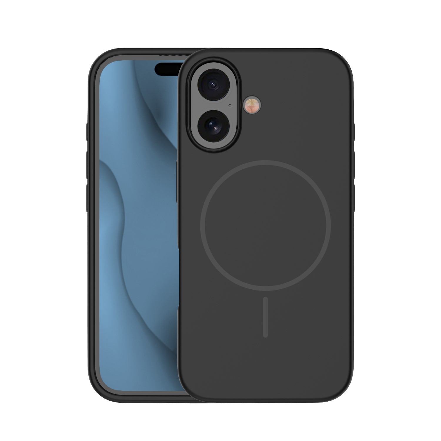 apple-iphone-17-coque-silicone-magsafe-couleur-1-phonit Apple iPhone Air – Coque Silicone MagSafe SlimRing – Noir - Phonit – Image 1