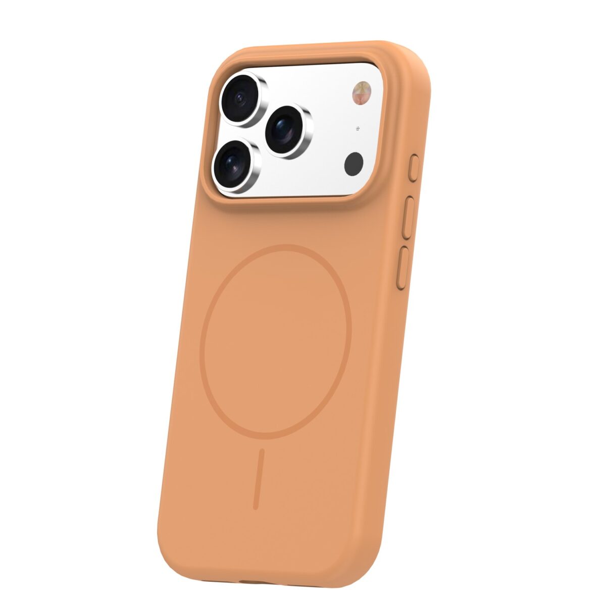 Apple iPhone 17 Pro – Coque Silicone MagSafe SlimRing – Orange - Phonit – Image 2