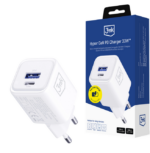 Chargeur Secteur 1xUSB 1xUSB-C 33W - Hyper GaN Charger QC4+PD - 3mk
