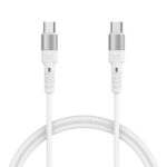 Câble de Charge et Synchro Ultra Rapide - USB-C vers USB-C - 2m 5a 100W GaN - Blanc - Core