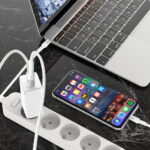 Câble de Charge et Synchro Ultra Rapide - USB-C vers USB-C - 2m 5a 100W GaN - Blanc - Core – Image 3